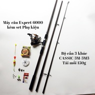 Fishing rod set 3m0 - 3m3 Cassis Ex6000 reel with accessories