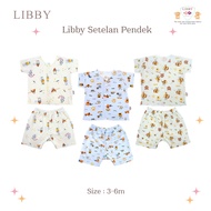 Libby Bedtime Valley Button Shorts and Shorts Set (1 set)