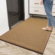 Modern big Buri mat carpet Anti-Slip Floor Mat abaca rug Welcome door Outdoor Dust Control Mat Anti-