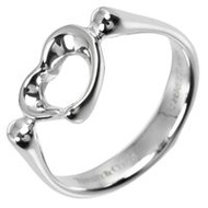 Tiffany & Co. 開心戒指，8 號，純銀，約 2.5 克，女士，二手
