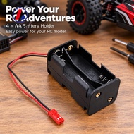 LANHUHU 1/2/4pcs RC ON/ Switch, 5.7*3.0*3.0cm Plastic JST Connector 6V Receiver Box, High Quality Bl