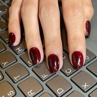 MERAH Making Cia - Red Cherry Jelly Press On Nails | Cherry false nails | Red false nails