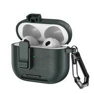 Sanptoch Tương Thích Với Airpods 4th / Pro2 / 3rd Gen Da Trường Hợp Đối Với khóa tự động Với Giá đỡ