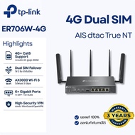 [เน็ตสำรอง 4G] TP-Link ER706W-4G เราเตอร์ใส่ซิมองค์กร WiFi 6 AX3000 ทำ VPN/Load Balance ได้ในตัว