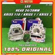 LEO RACING HEAD 24 28 KRISS 110 KRISS 1 HEAD SIZE 24/28MM KRISS HEAD KRIS 110 HEAD KRISS 110