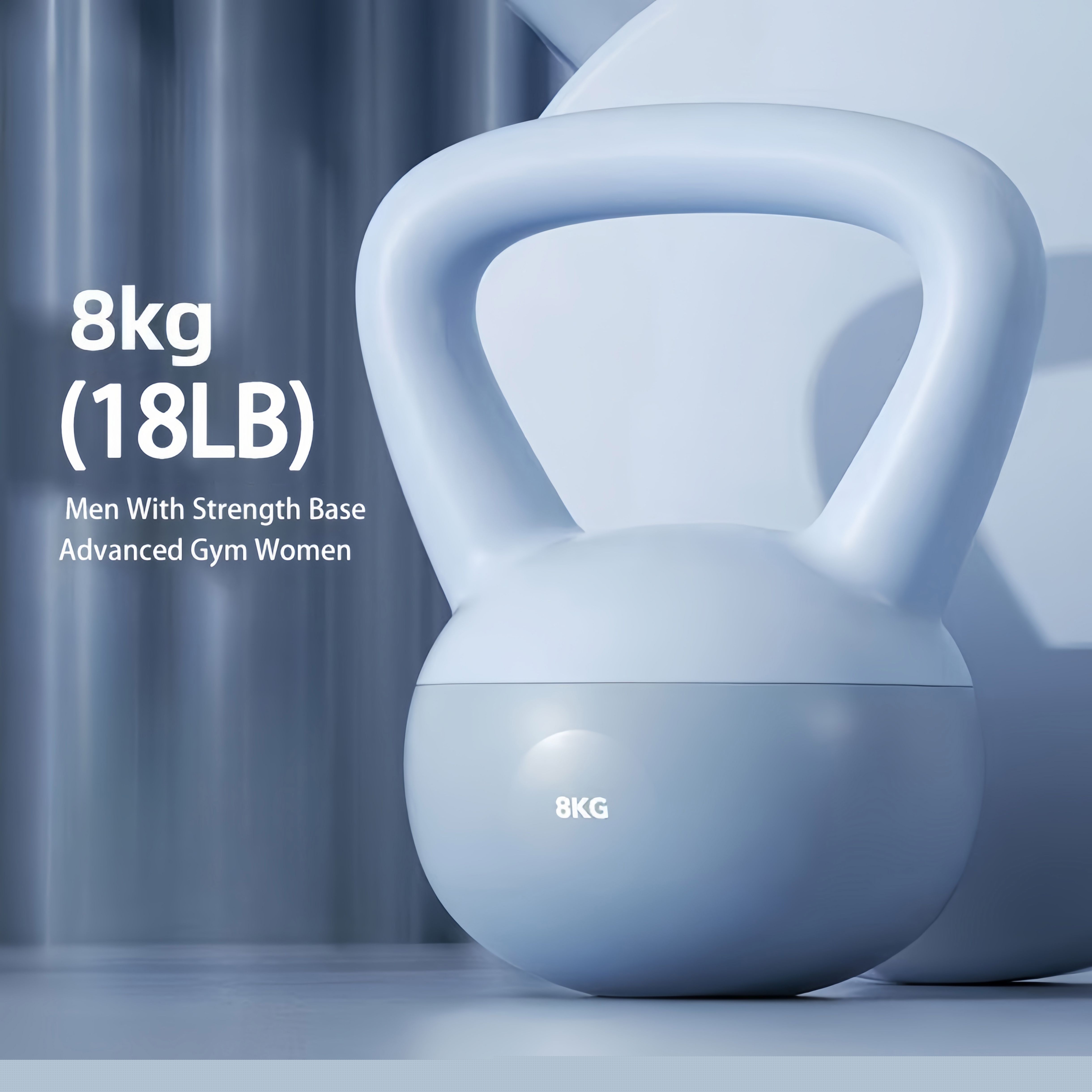 FUYOGI Kettlebell Soft 2.5kg/5kg/6kg/8kg Weights Gym Training kettlebell Weight Lifting Women 壶铃 Hom