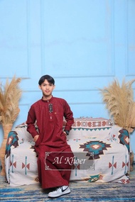 Gamis Jubah Embos Sultan embos kurta embos bahan lembut