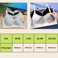 [ME_BEE1 AL03] COTTON BREASTLESS BREAST WITH BIG SIZE OPEN BUTTONS - FRONT AND POST-BIRTH BRA FOR PR