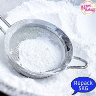 GULA ICING (5KG) ICING SUGAR | CONFECTIONERS SUGAR (HALAL) by AZIM BAKERY