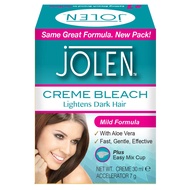 Jolen ย้อมคิ้ว ผลิตภัณฑ์ย้อมขนคิ้วและหนวดให้สว่างมากขึ้น ขนาด37กรัม bleach cream