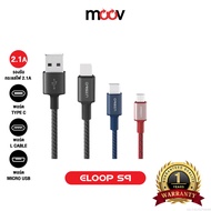 [Value Code] Eloop S9/S9L/S9M/S9C USB Data Cable 2.1A L Micro Type C | Orsen