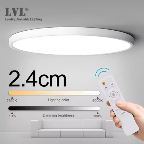 Modern Remote Control LED Ceiling Light 32W 36W 45W 220V Livingroom Kitchen Bedroom Bathroom IRC Dim