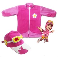 Boboiboy yaya hijab pink Costume Hat set