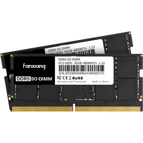 Garden Furniture SODIMM DDR5 4800MHz RAM 64GB Kit (2 x 32GB),CL40 1.1V SODIMM 262 Pin Laptop Memory 