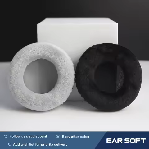 Earsoft Replacement Cushions for SONY MDR-XB450 Headphones Cushion Velvet Ear Pads Headset Cover Ear