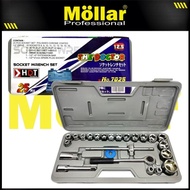 HDT Socket Wrench Set 25 Pcs 8 mm - 32 mm Shock Sock Socket Wrench