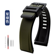 สายนาฬิกาเรซินกันน้ำเหมาะสำหรับสายนาฬิกาคาสิโอ GA-2000 GA-2200 PRG-650/600สำหรับผู้ชาย24มม.