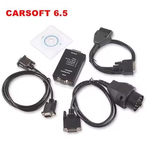 Auto Carsoft 6.5 For BMW ECU Programmer/MCU OBD2 Car Diagnostic Tool for BMW E30/E36/E46/E34/E39/E53