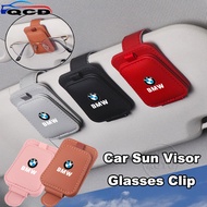 BMW Car Leather Sun Visor Glasses Clip Multi-functional Card Storage For Z4 E89 E85 X5 G05 F15 E53 F