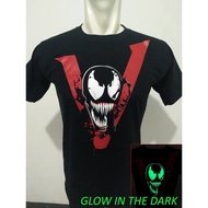 T shirt venom t shirt venom tom hardy t-shirt venom movie GLOW - White, S