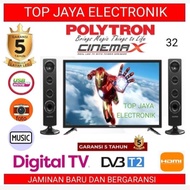 LED TV POLYTRON 32INCH CINEMAX DIGITAL TV / POLYTRON LED TV 32INCH