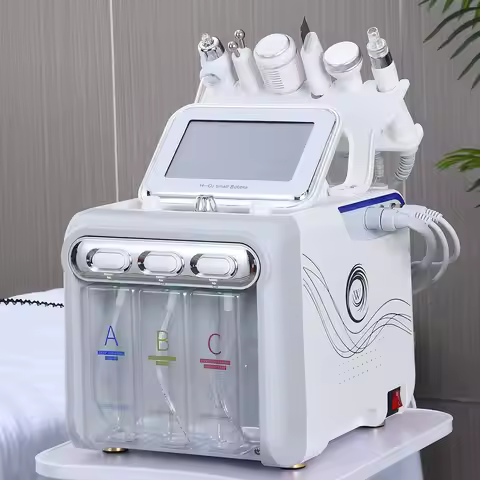 6 IN 1 Hydro Facial Machine Skincare Face Care Cleaning Hydra Beauty