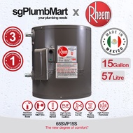 Rheem x sgPlumbMart 15 Gallon Vertical Storage Water Heater 65SVP15S   [Made in Mexico]