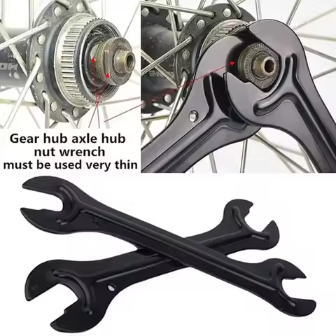 Bike Hub Cone Spanner Portable Head Open End Axle Wrench Bicycle Repair Tool Accesories 13/14/15/16m
