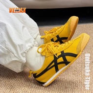 Onisuka Tiger Mexico 66 Men's and Women's Flat Sneakers Synthetic Leather Premium Laces