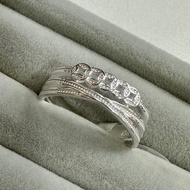 Ancient Coin Cross Ring 925 Sterling Silver