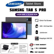 2023 5G Tablet Samsung Galaxy P20 12 Inch Tablet 16GB+512GB Learning Tablet for Online Classroom HD Tablet