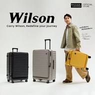 [Lifetime Warranty] รุ่น Wilson signature กระเป๋าเดินทางที่เข้าใจนักเดินทาง by BAGGAGE LUGGAGE ดำ 20