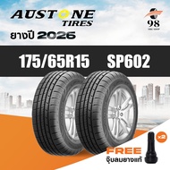 AUSTONE Size 175/65R15 Model SP602 2 Lines Year 2026 + Free Genuine Tire Valve