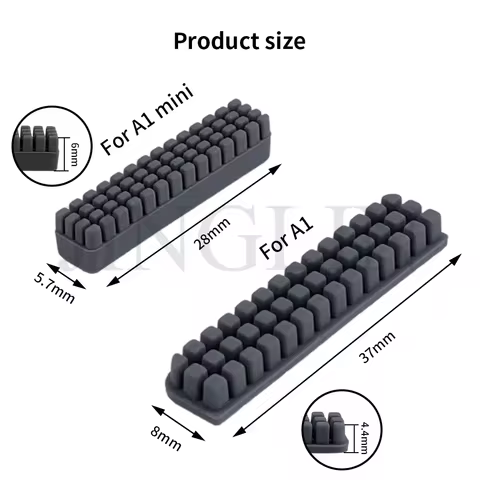 3D Nozzle Brush for Bambu Lab A1/A1 Mini Wiper Silicone Brush Hotbed Mounted Scrubbers Cleaning Tool
