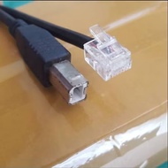 Printer cable to RJ 11 cable rj11 to printer