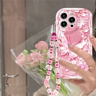 Shiny Pink Butterfly Casing For iPhone 16 Pro Max iPhone 16 iPhone 16 Plus iPhone 16 Pro iPhone 11 i