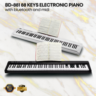 88 Keys Digital Piano with Touch Sensitive , Bluetooth &amp; Midi (BD-881 / BD 881 / BD881)