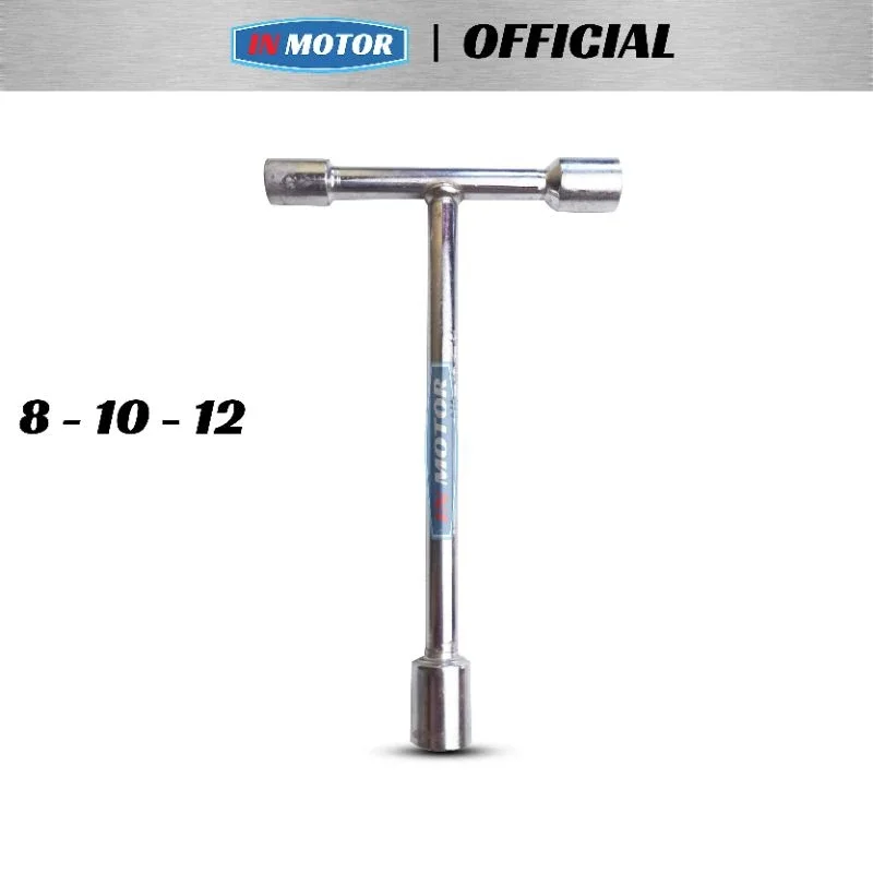 Kunci Sok T chrome 8-10-12 Haston 1780-24/ kunci T pendek