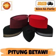 HITAM Songkok KOPIAH Peci for children and adults, Black Peci Peci Haji Pitung Songkok National