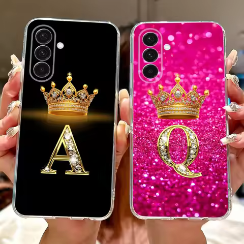 For Samsung Galaxy A36 5G Case SM-A366B Cute Letters Cover Soft Silicone Phone Case For Samsung A16 