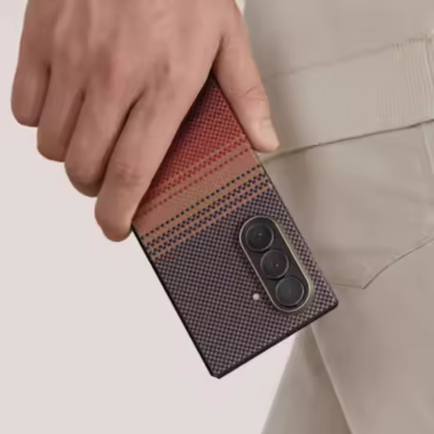 PITAKA Is Suitable For Samsung Galaxy Z Fold7/6 Flip7/6 Magnetic Ultra-thin Folding Woven Phone Case