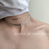 Do Not Fade Titanium Steel Handsome Fried Street Necklace Men Trendy Women Versatile Simple Aquaman 