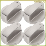 Stove Knob 4 Pcs Knobs Replacement Gas Oven Range Burner Replacements Stainless Steel  bofsshuo