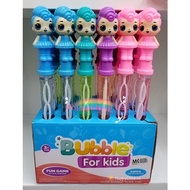 Children's Baby Girls Doll Cartoon Blow Bubble Stick Baby Toy Outdoor Hot Bubble Water Toy for Party