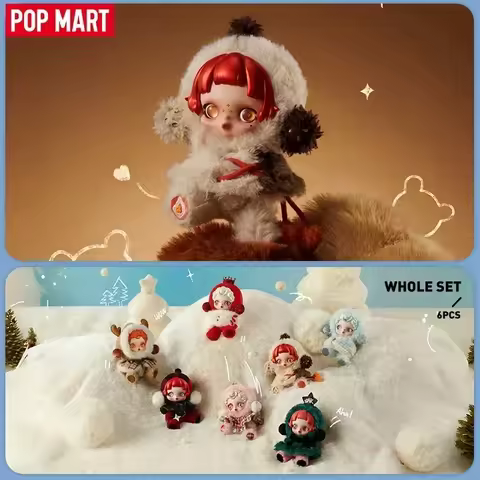 POP MART SKULLPANDA Winter Symphony Series Blind Box Trendy Figures Desk Accessories