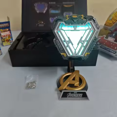 Marvel Iron Man Mk85 Reactor Core Wearable Energy Ark Cos Chest Lamp Model
