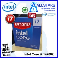 Intel Core i7 14700K 14Gen LGA1700 Box Processor (P-Core : 8, E-core : 12/  Desktop CPU (Warranty 3y