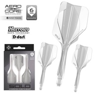 HARROWS Darts Flight - SOLO No6 Shape Integrated Flights & Shafts