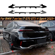 BMW 7 Series i7 G70 G73 M Sport 2023+ Rear Bumper Lip Diffuser | Rear Valance Spoiler
