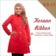 Korean Women's Jackets Muslimah Hoodie Latest Best-selling Korean Blazer Ribbon Kr ✨ -@ 15